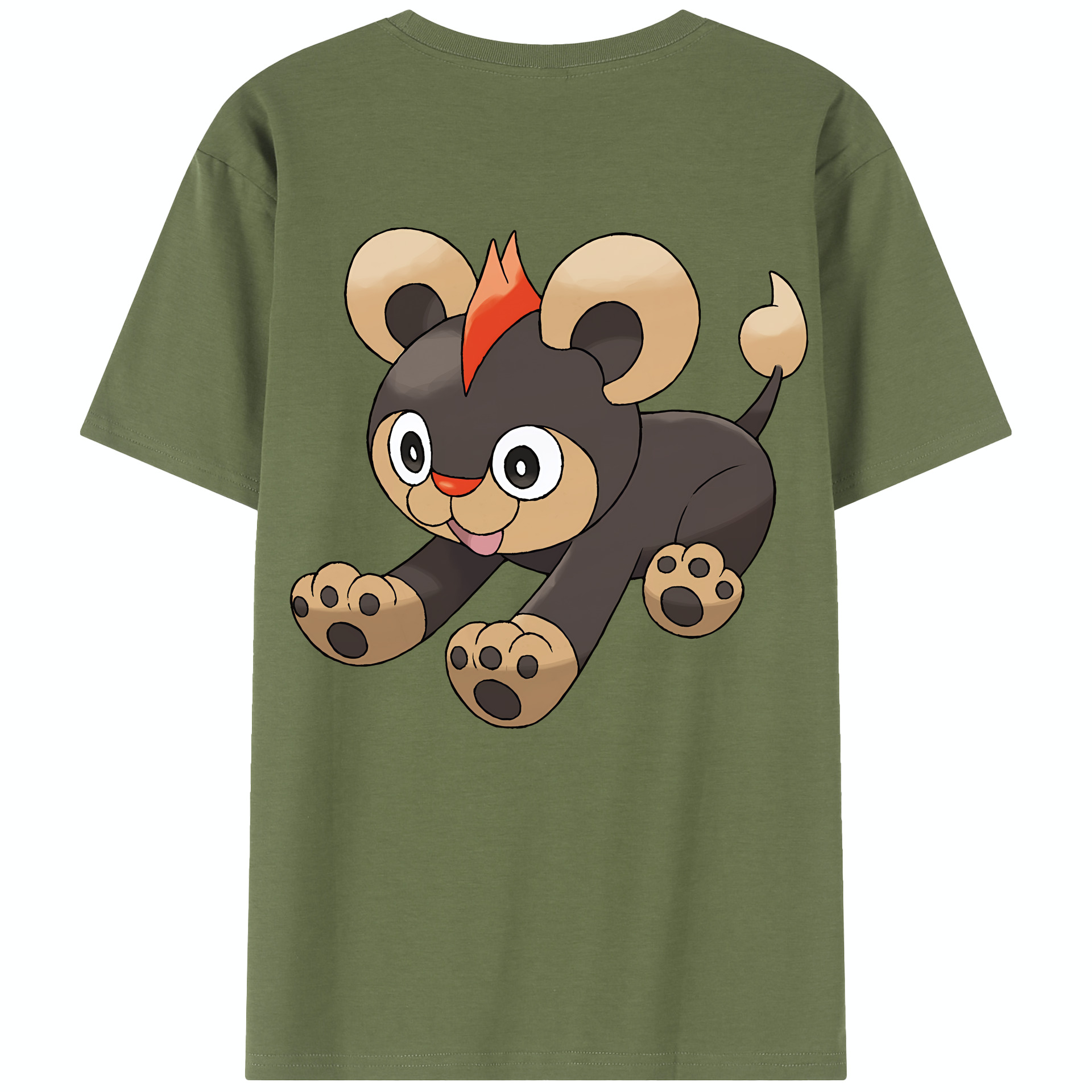 （画像用） ポケットモンスター Pokémon 綿100％半袖Tシャツ（背面プリント）